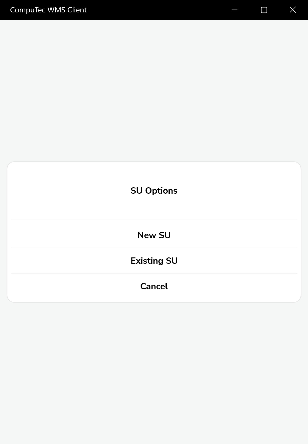 SU Options