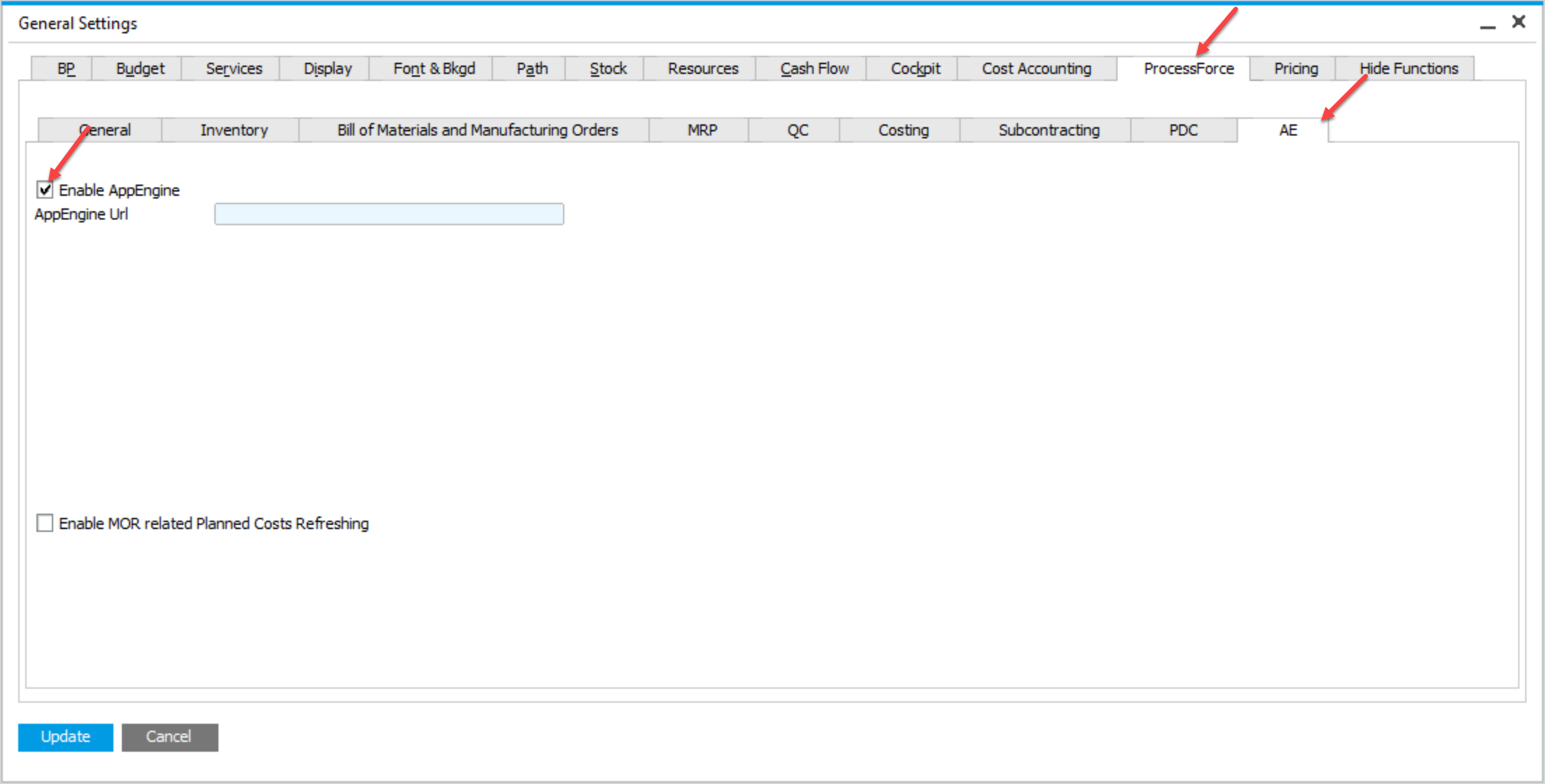 Serialization Plugin (from inside the CompuTec ProcessForce)